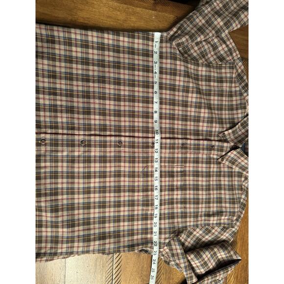 Pendleton Mens Canterbury Plaid Long Sl Button Shirt Pima Ctn Wool Bl MEDIUM - Picture 6 of 8